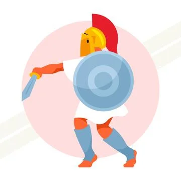 Gladiator-character Stock Illustration