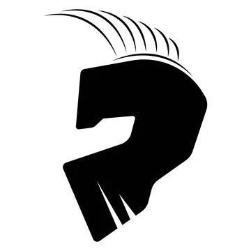 Gladiator element vector design Stock Illustration