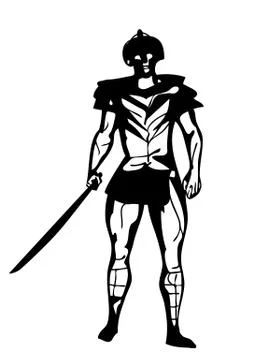 Gladiator Stock Illustration