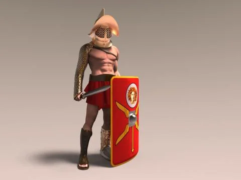 Gladiator Stock Illustration