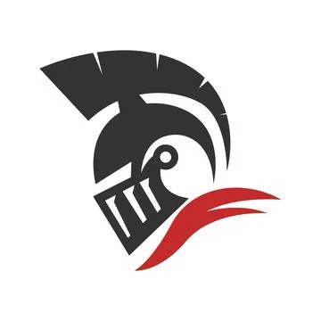 Gladiator logo image design Stock Illustration
