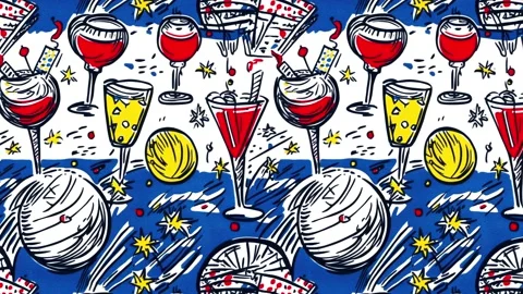 Glam glitter party surface — Diagonal Motion Stock Footage 308251917