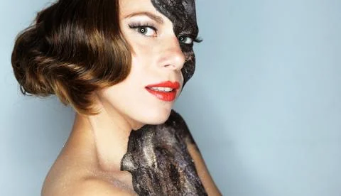 Glam mask Stock Photos