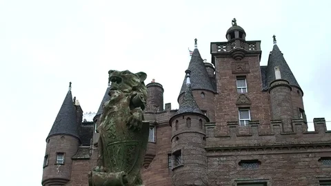 Glamis Castle, Scotland 库存影片 81970754