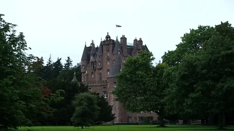 Glamis Castle, Scotland Stock Footage 82387991