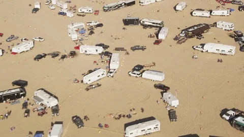 Glamis Flyover Stock Footage 79265604