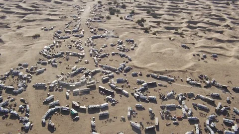 Glamis Look Down Stock Footage 79264430