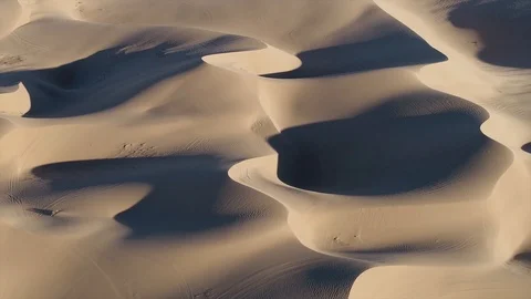 Glamis Sand Dunes Flyover Stock Footage 87951168