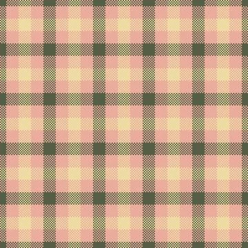 Glamor plaid background seamless, large check fabric texture. Vichy tartan .. Stock Illustration