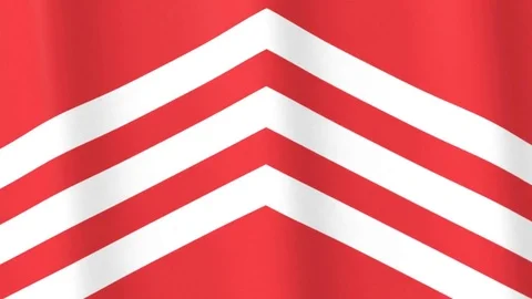 Glamorganshire realistic flag looping HD background Stock Footage 84280655
