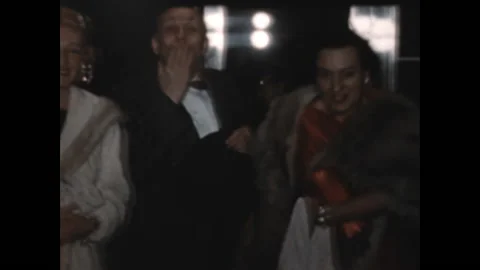 Glamorous Arrival 1957 Stock Footage 167285956