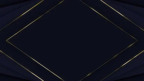 Glamorous dark background with a golden frame Stock Footage 229398046