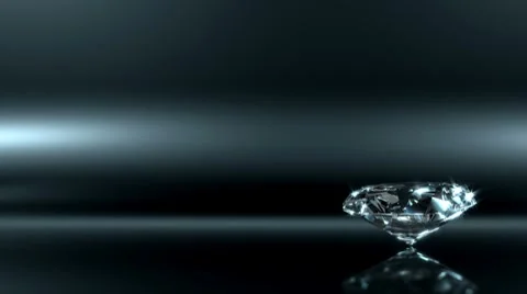 Glamorous Diamond With Magic Sparks Video stock 8196566