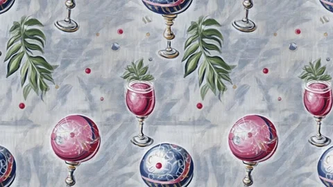 Glamorous disco ball loop animation — Diagonal Motion Stock Footage 308251554