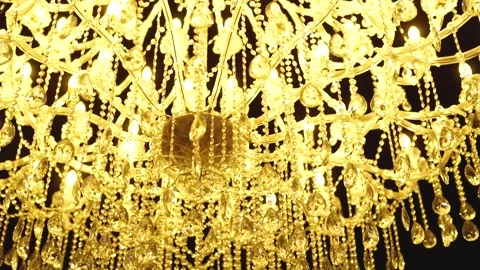 Glamorous Event Decor with Candles and Shiny Elements Stock Footage 333178551