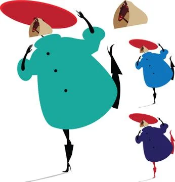 Glamorous lady set Stock Illustration