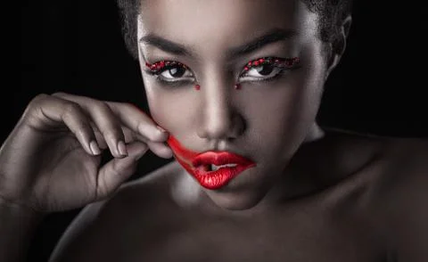 Glamorous portrait Stock Photos