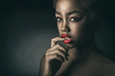 Glamorous portrait Stock Photos