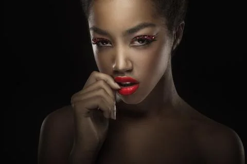 Glamorous portrait Stock Photos