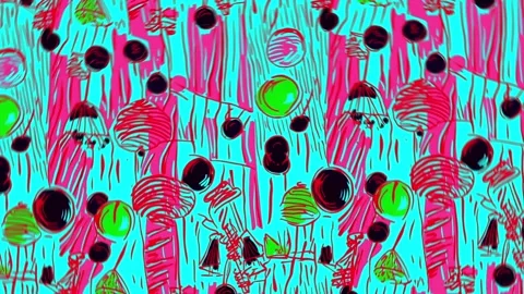 Glamorous rhythm texture loop — Rotation Motion Stock Footage 308251835