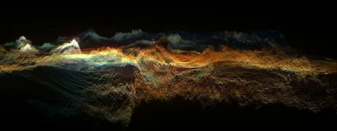 Glamorous Texture Vj Loop Stock-Footage 83620023