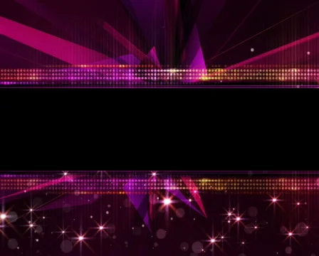 Glamour background with elements 3D, vj, sample text PAL Stock Footage 639404