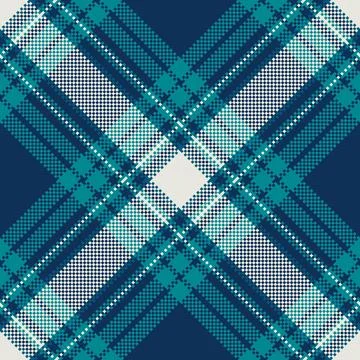 Glamour check pattern textile, relax texture vector plaid. Victorian fabric.. Illustrazione stock