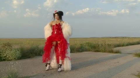 Glamour Couple Stockbeeldmateriaal 7737698