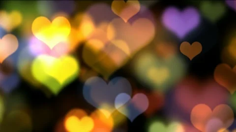 Glamour hearts Stock Footage 6530020