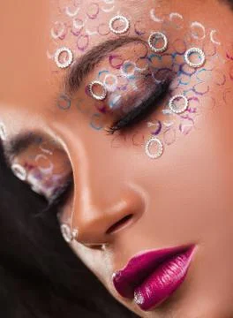 Glamour make-up Stock Photos