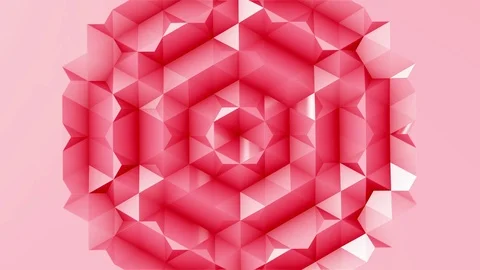 Glamour mandala red Stock Footage 97886891