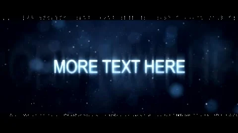 Glamour Text Stock After Effects