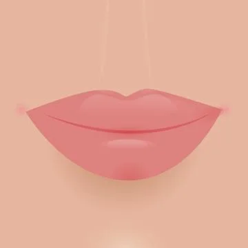 Glamour vector lip icon Stock Illustration