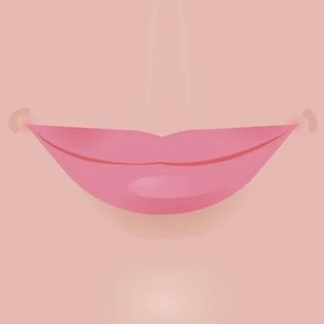 Glamour vector lip icon Stock Illustration