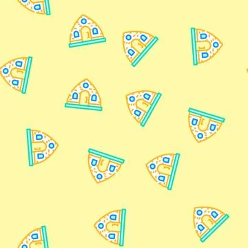Glamping tent camp vector seamless pattern 스톡 일러스트