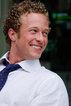 Glancing sideways Stock Photos