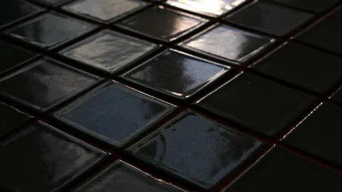 Glare on ceramic tiles,  time lapse. Stock Footage 156532793