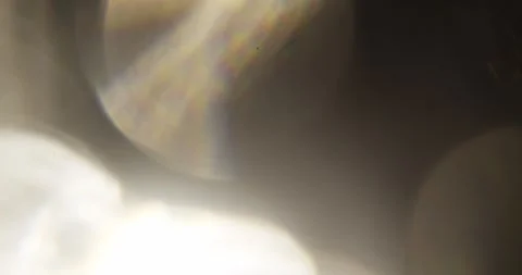 Glare of light in the lens on a black background Stock-Footage 289178300