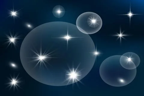 Glare in the sky 4 Stock Illustration