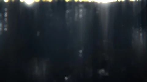 The glare of the sun reflected off the surface of the water shimmers in the Stock Footage 241057974