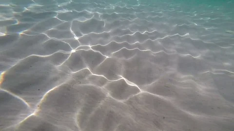 Glare of sun under water. Stock Footage 71319611