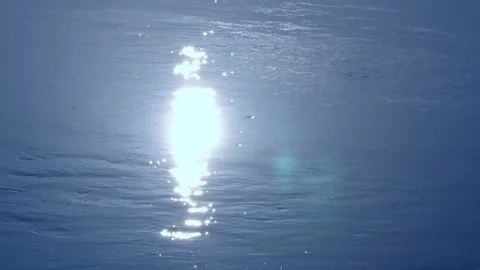 The glare of the sun in the water Stock Footage 99891094