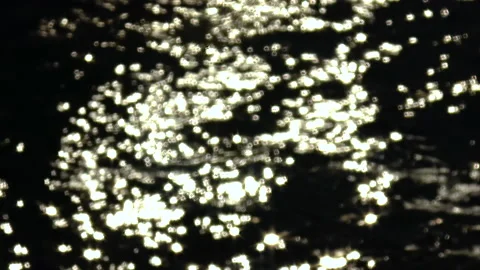 Glare on the water, sun reflection on the water on the sea Stock Footage 229895897