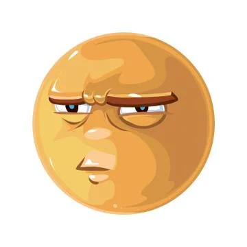 Glaring emotion Stock-Illustration