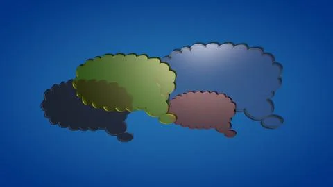 Glas clouds Stock Illustration