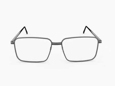 Glases on white background isolated Stock Illustration