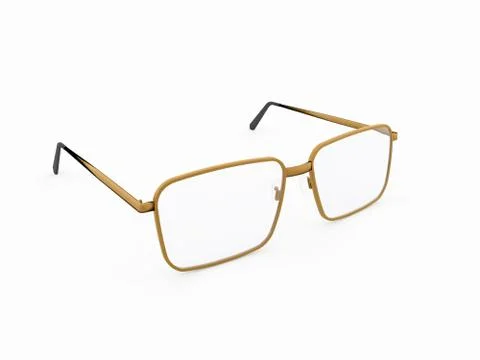 Glases on white background isolated Stock Illustration