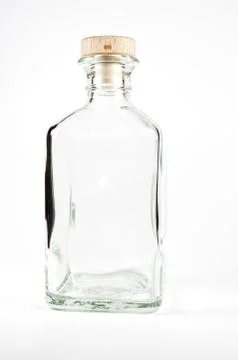 Glasflasche - stehend Foto stock