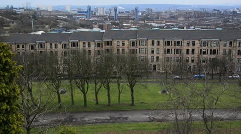 Glasgow Buildings Video stock 23609810