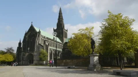 Glasgow Cathedral 스톡 동영상 56906385